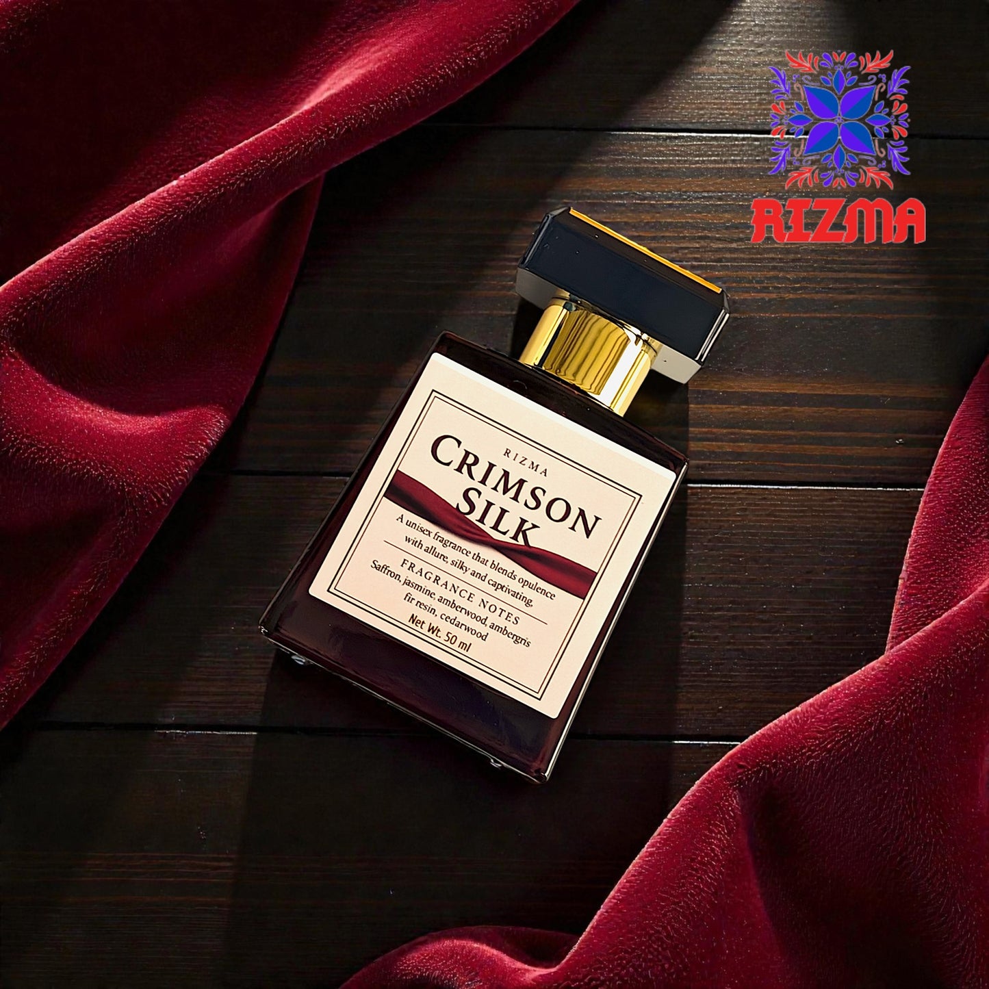 Crimson Silk – Luxury Unisex Spray Perfume (50ml)