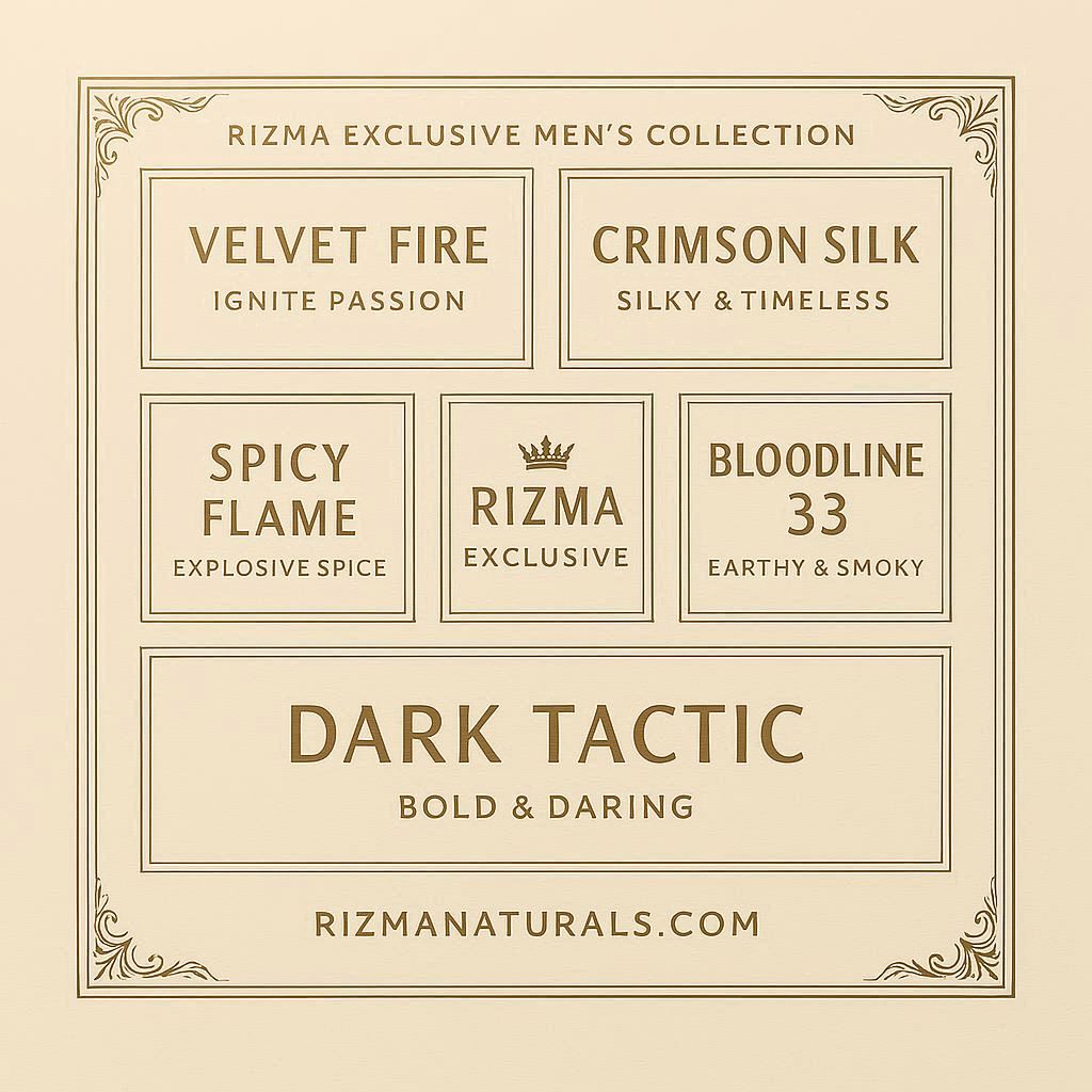 RIZMA Exclusive Men’s Fragrance Collection – 5 Luxury-Inspired Oils