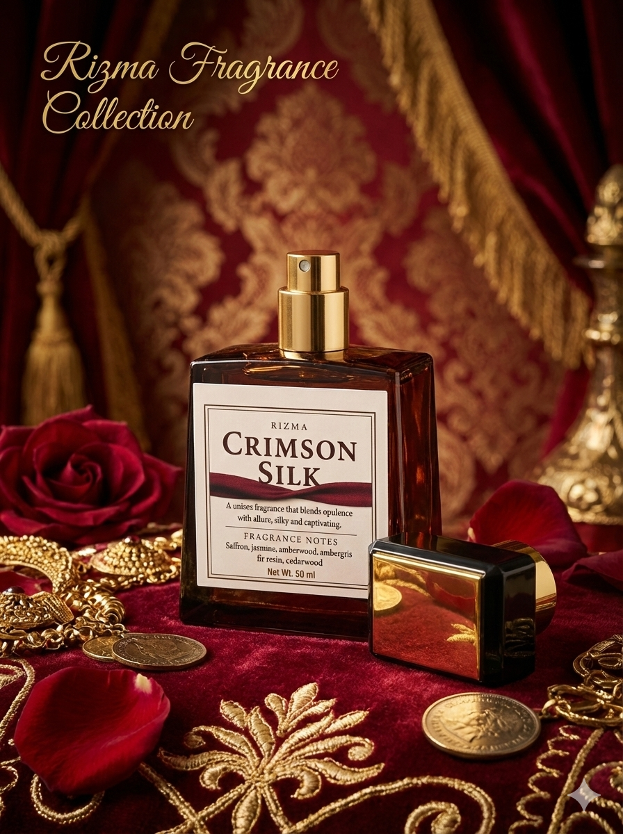 Crimson Silk – Luxury Unisex Spray Perfume (50ml)