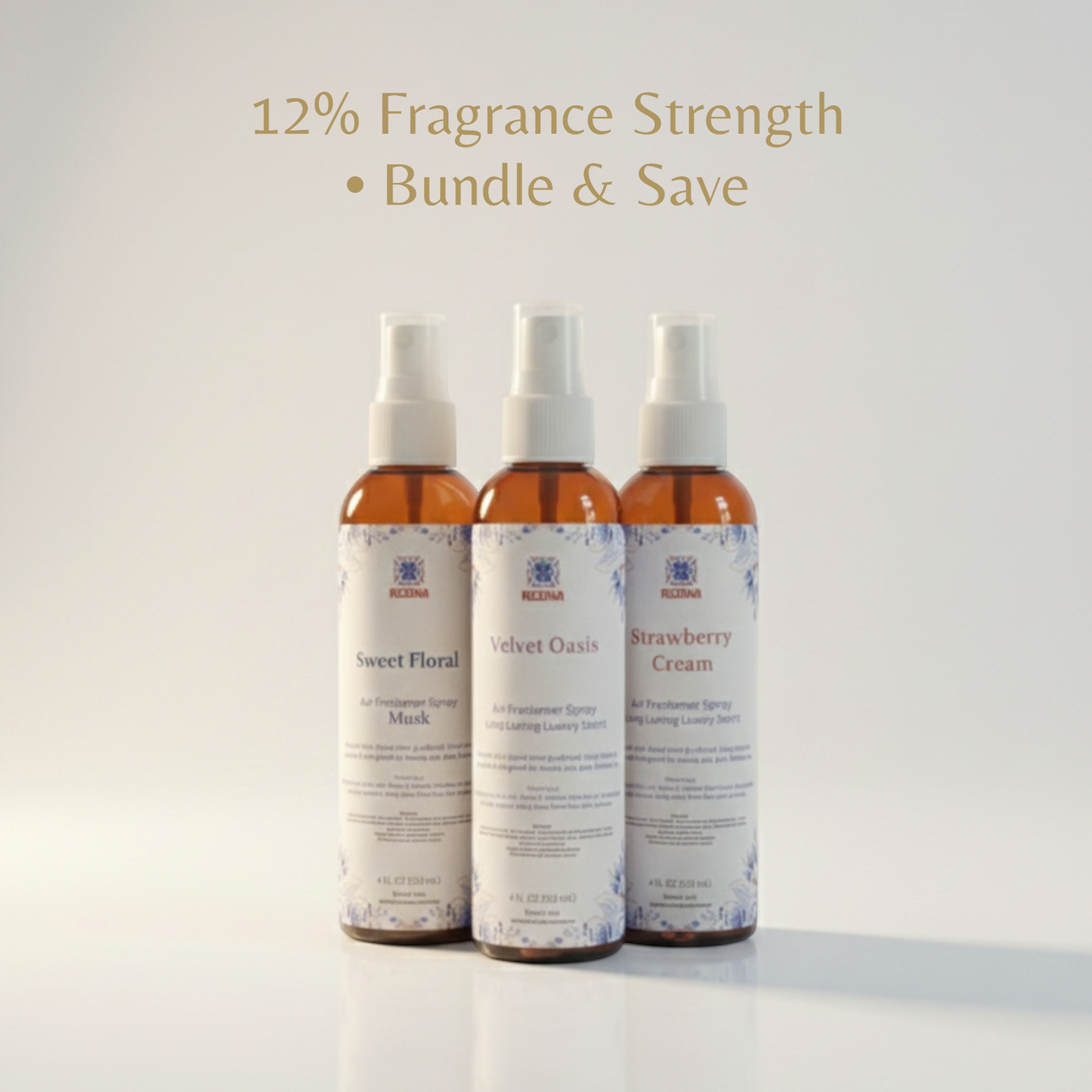 RIZMA Premium Air Freshener Spray Bundle – 12% Fragrance Strength (Set of 3)