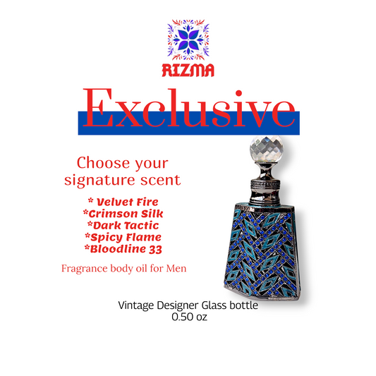 RIZMA Exclusive Men’s Fragrance Collection – 5 Luxury-Inspired Oils