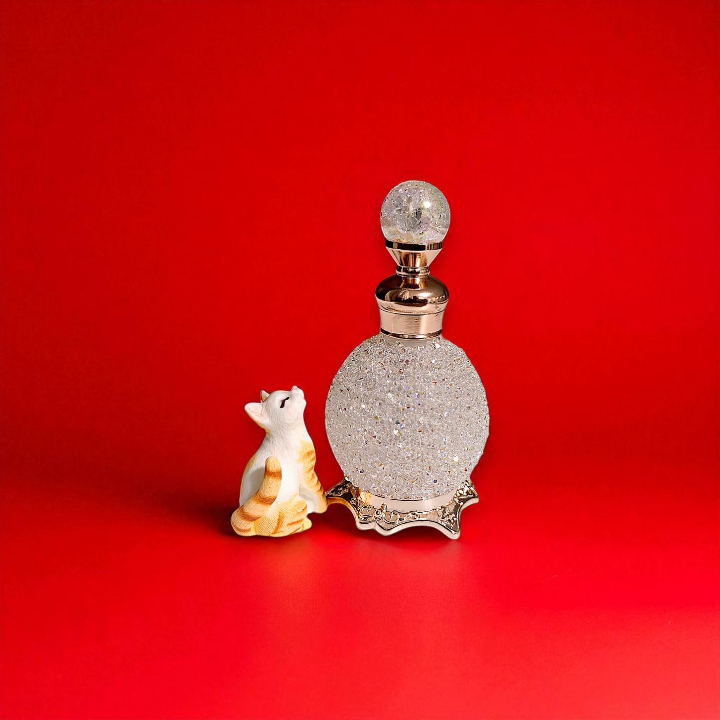 Crystal Globe Luxury Perfume Bottle – 15ml