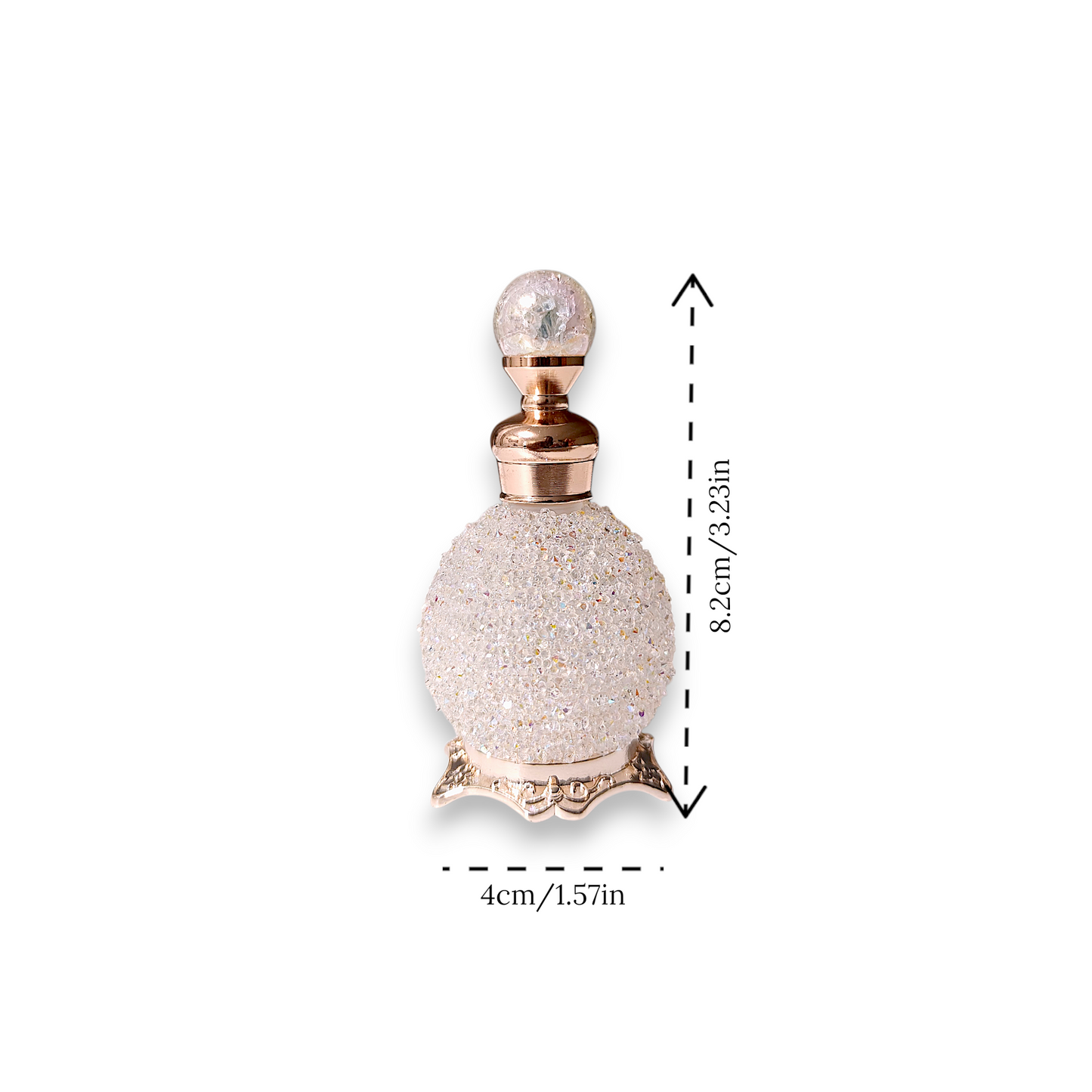 Crystal Globe Luxury Perfume Bottle – 15ml