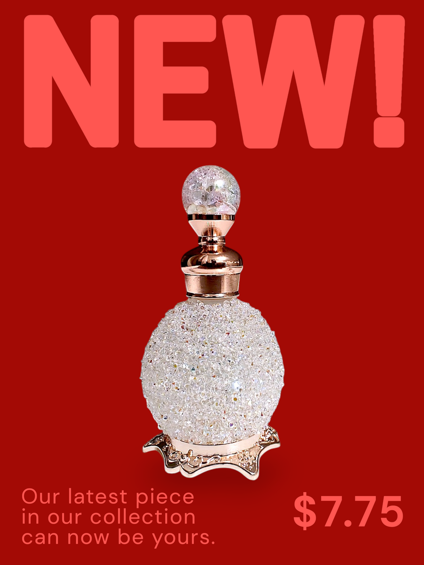 Crystal Globe Luxury Perfume Bottle – 15ml