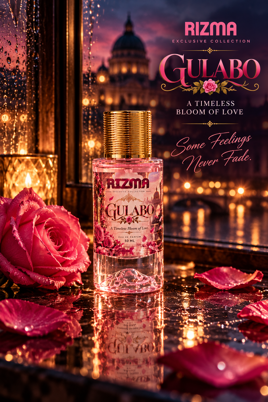 GULABO Eau de Parfum — A Timeless Bloom of Love | RIZMA Exclusive Collection