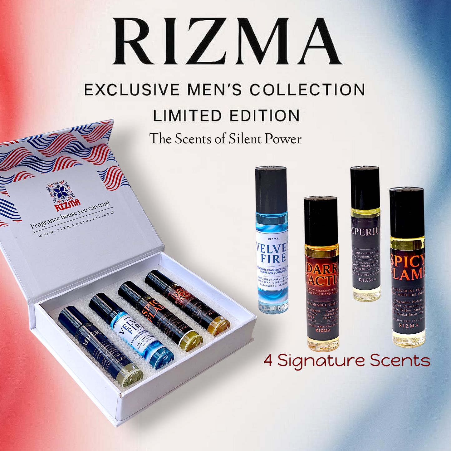 Exclusive Men’s Fragrance Oil Gift Box – Limited Edition