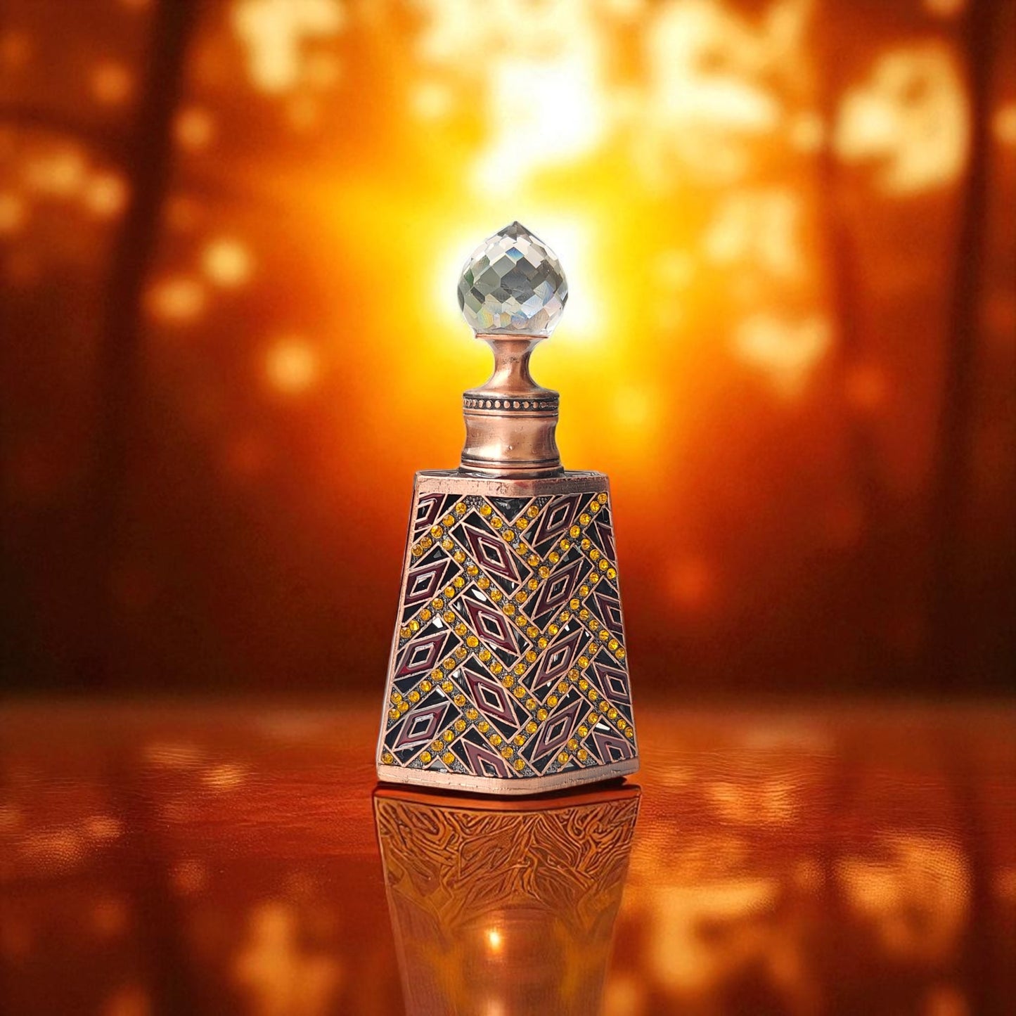 Luxury Handcrafted Ornamental Attar Bottle – 15ml