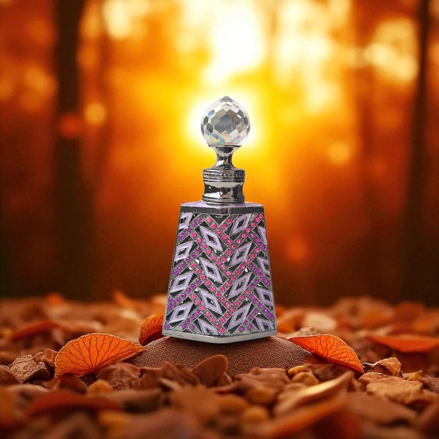 Luxury Handcrafted Ornamental Attar Bottle – 15ml