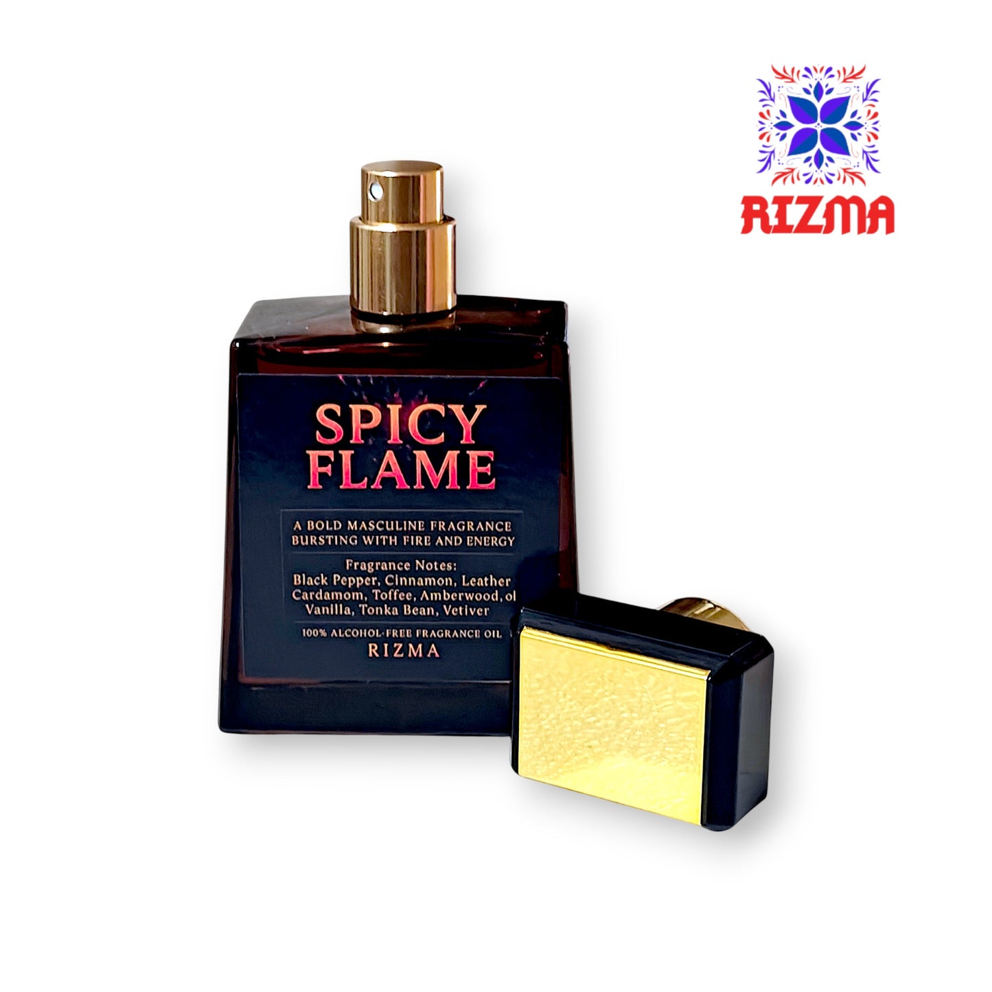 Spicy Flame – Luxury Men’s Spray Perfume (50ml)