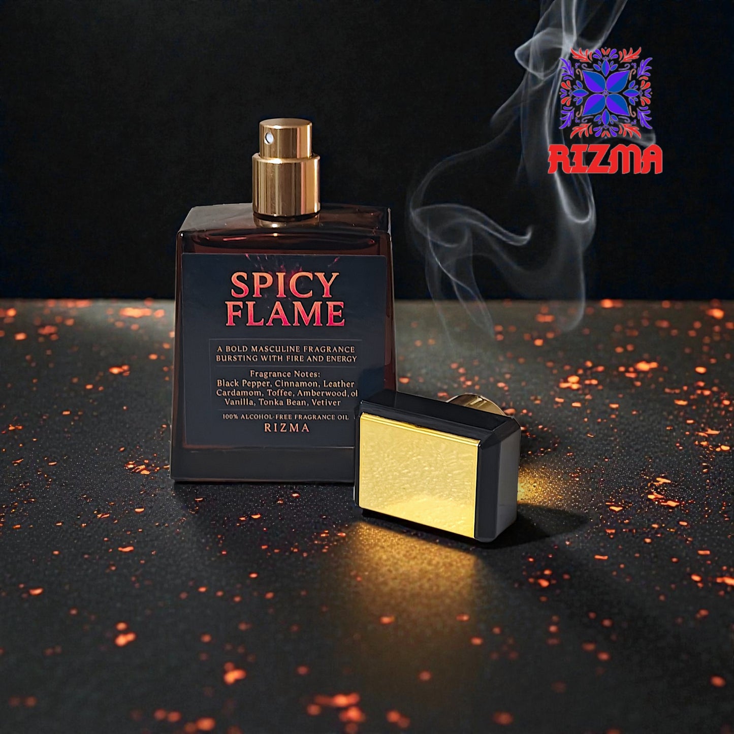 Spicy Flame – Luxury Men’s Spray Perfume (50ml)