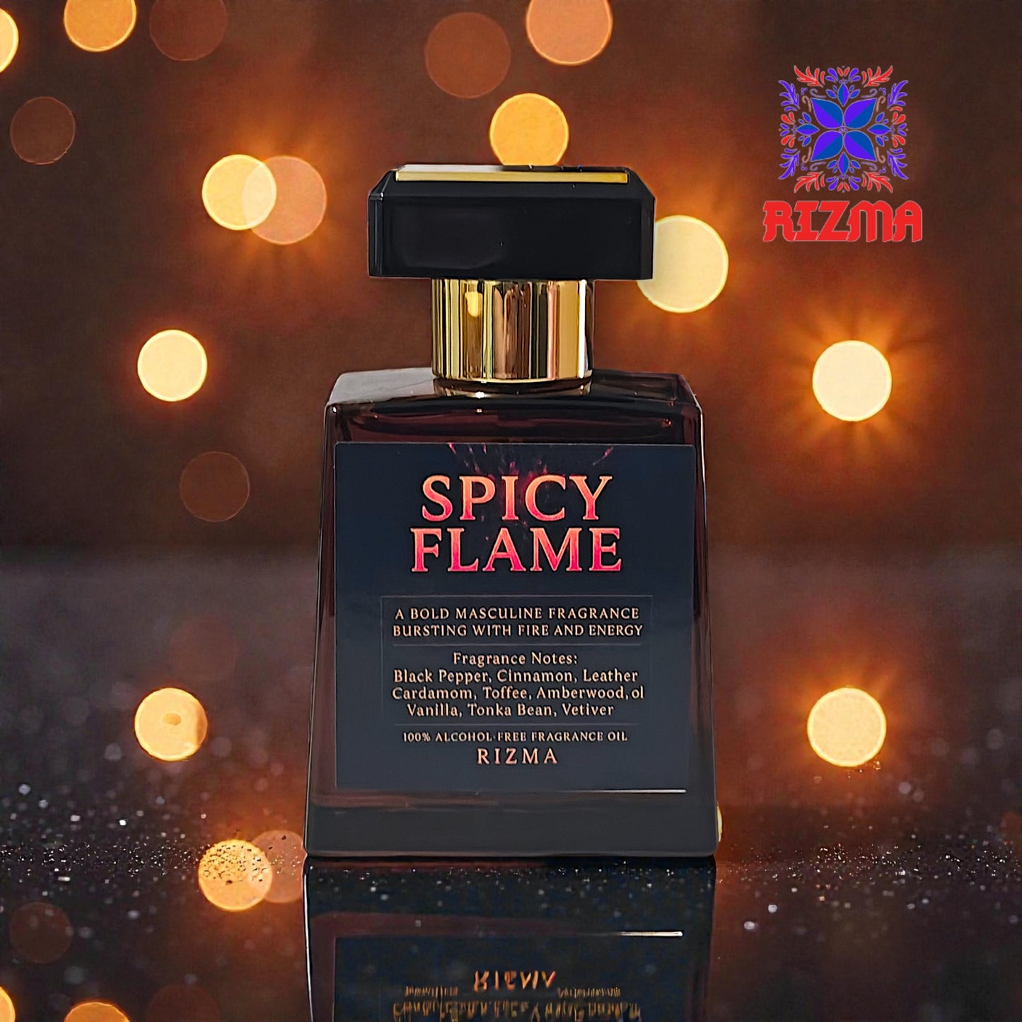 Spicy Flame – Luxury Men’s Spray Perfume (50ml)
