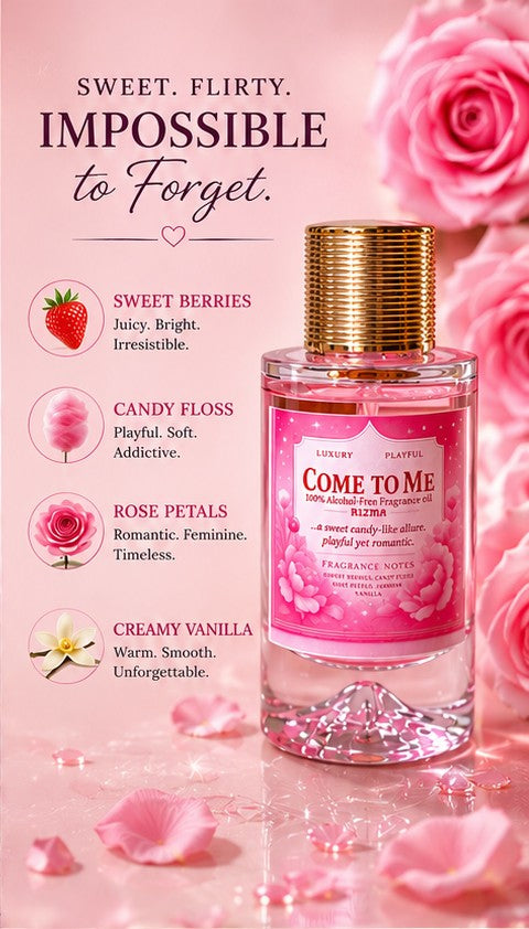 Come To Me – Luxury Spray Perfume (50ml)